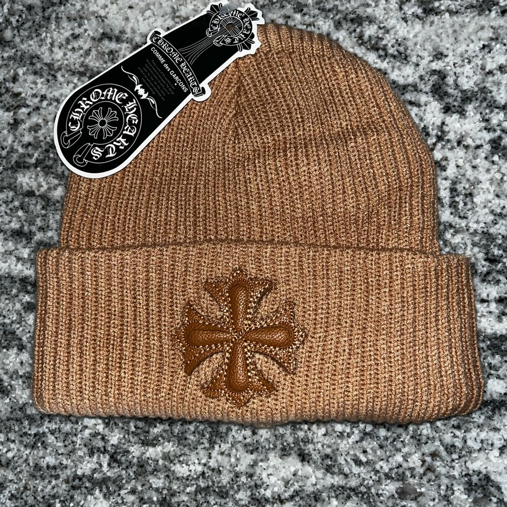 Chrome Hearts Brown Beanie